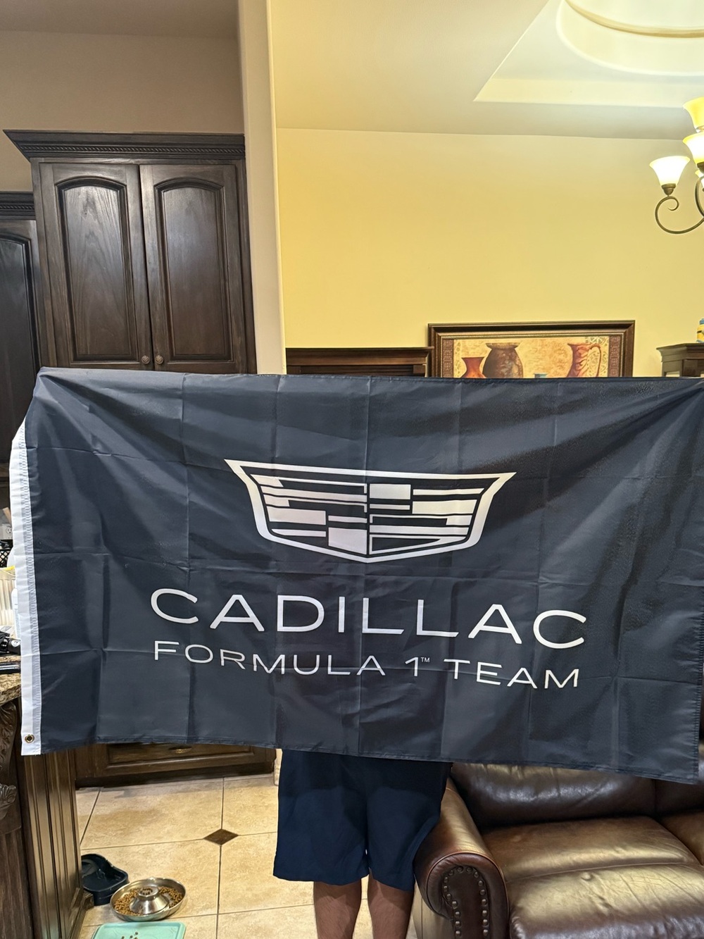 Cadillac Formula 1 Team Flag - Black